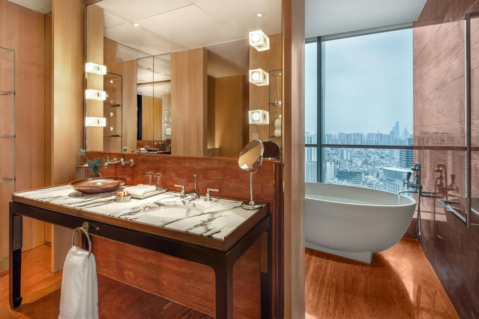 Hotel Mandarin Oriental Kanton Exterior foto