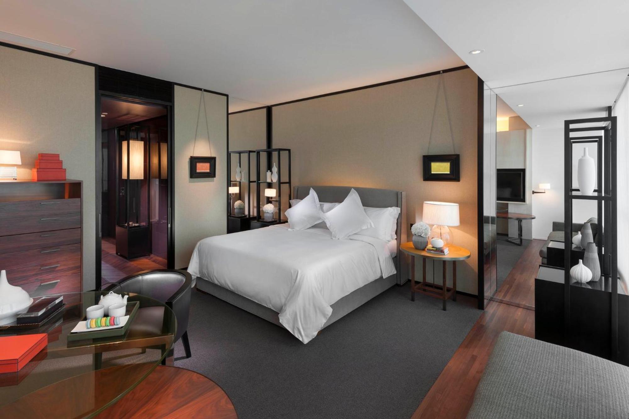 Hotel Mandarin Oriental Kanton Exterior foto