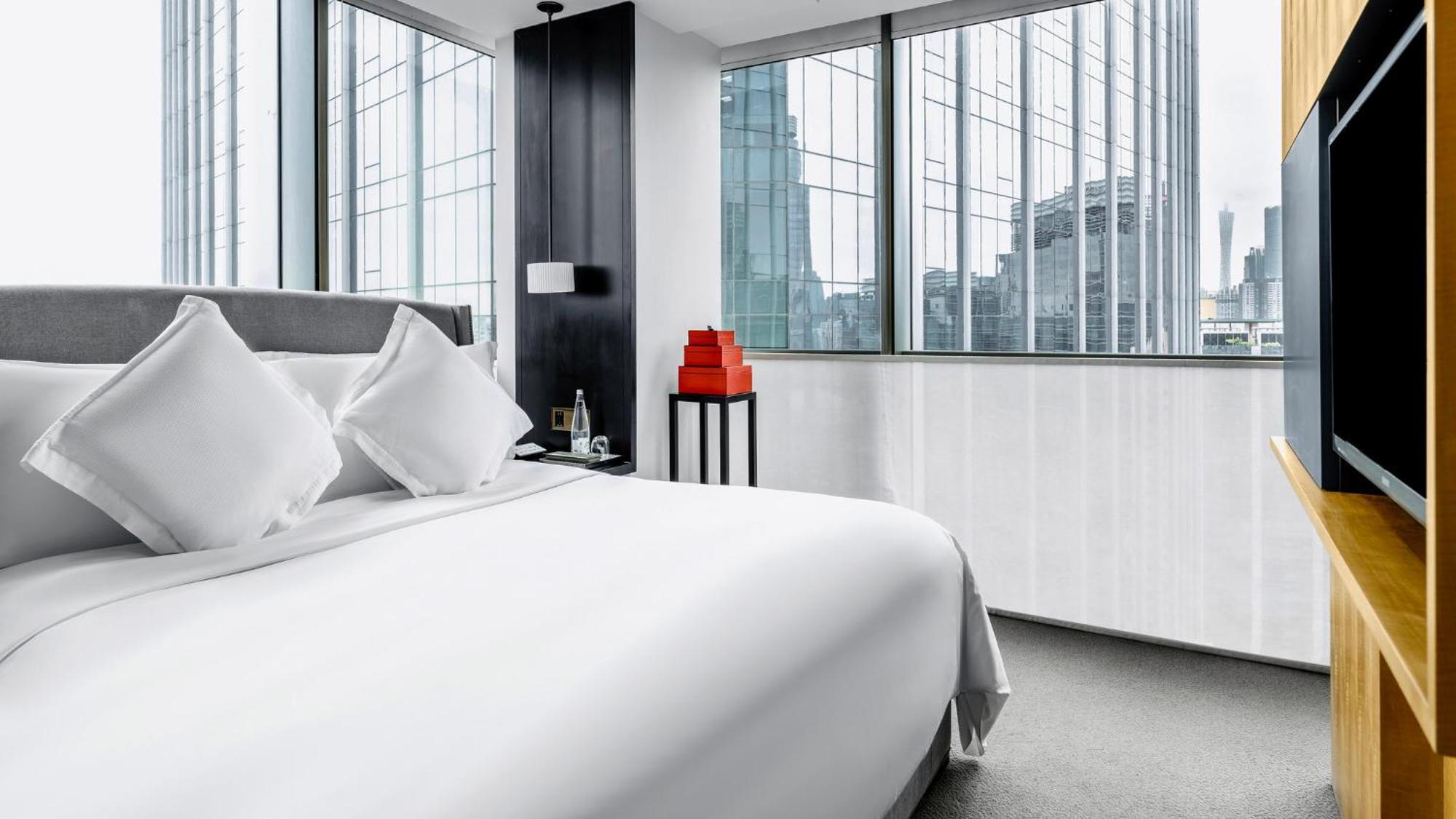 Hotel Mandarin Oriental Kanton Exterior foto