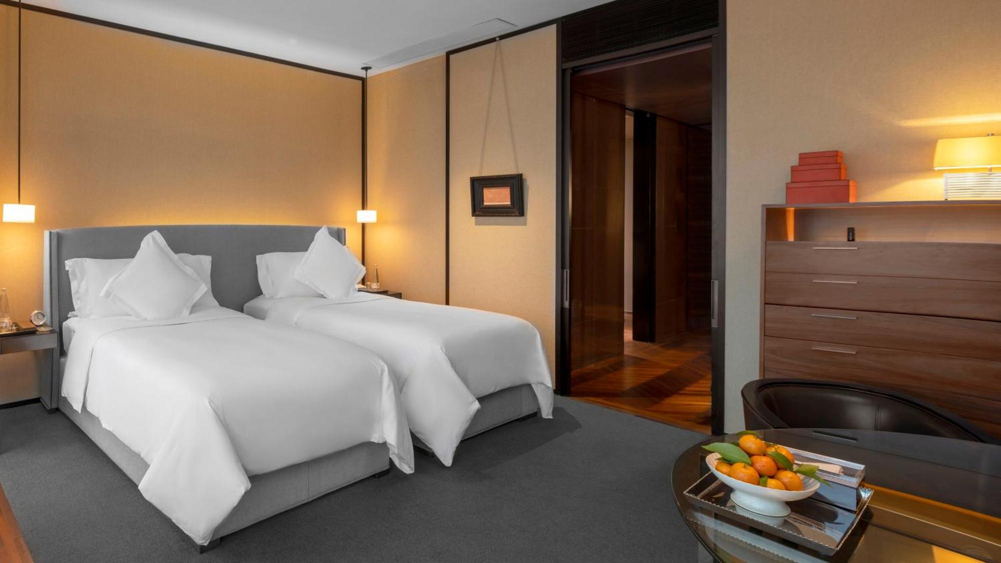 Hotel Mandarin Oriental Kanton Exterior foto