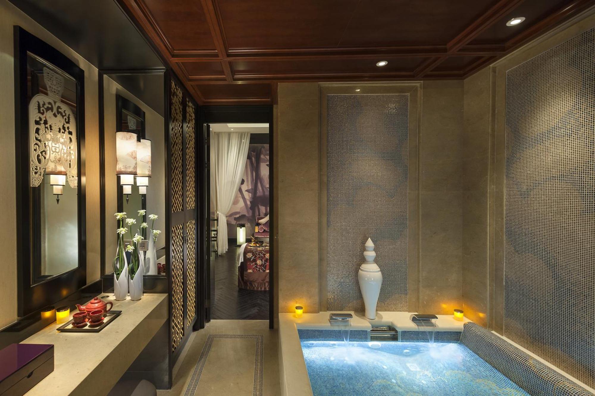 Hotel Mandarin Oriental Kanton Exterior foto