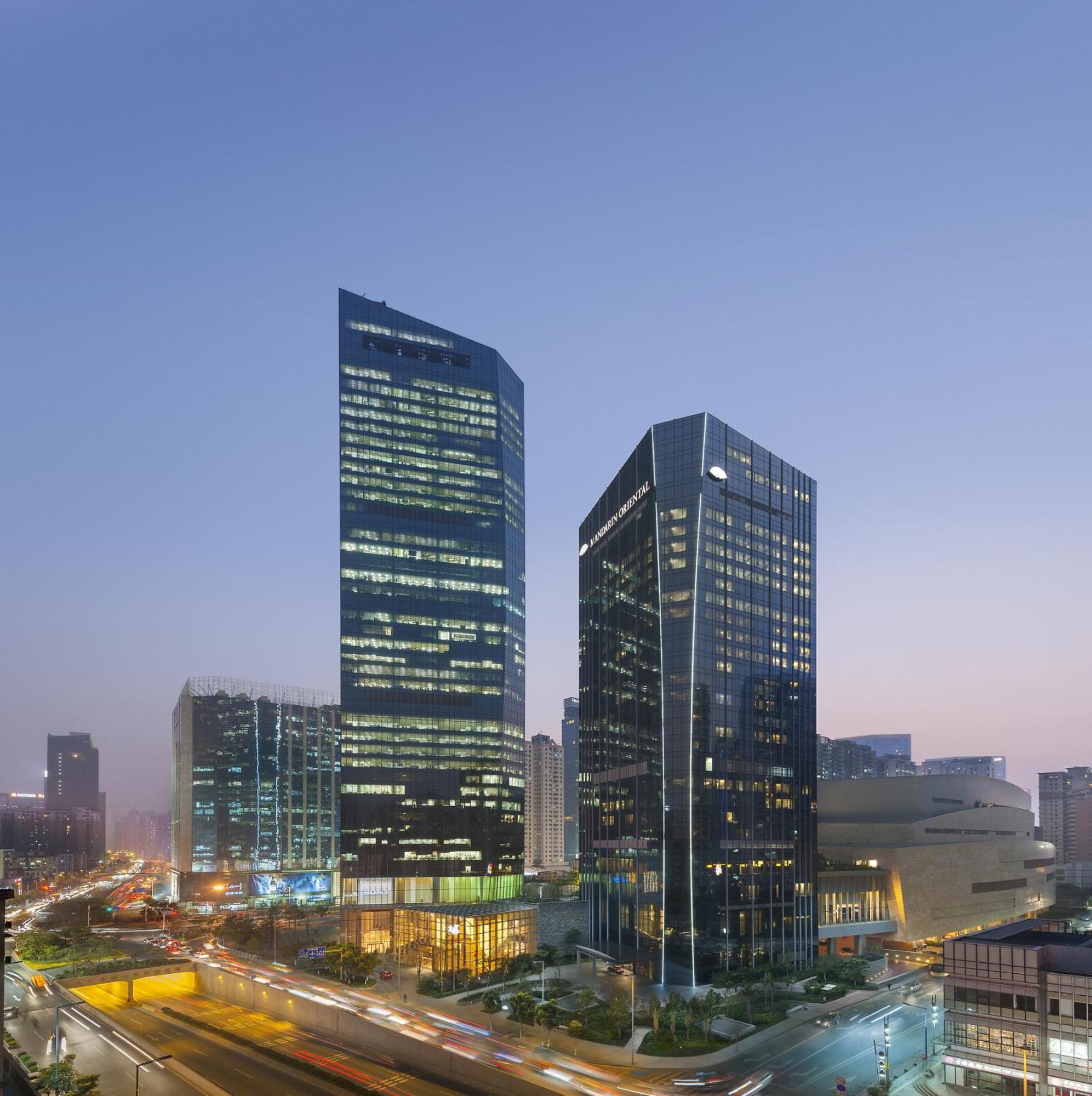 Hotel Mandarin Oriental Kanton Exterior foto
