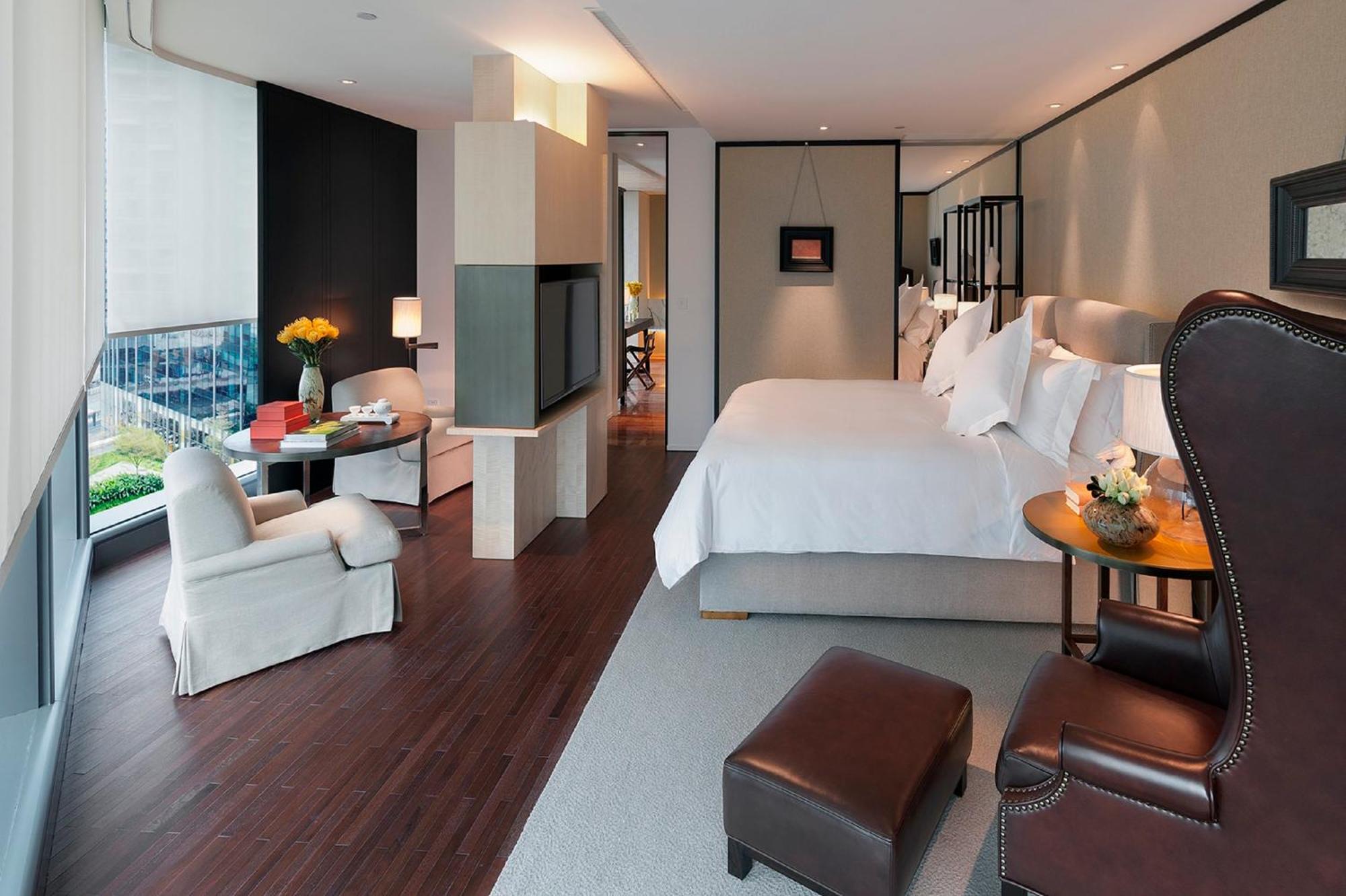 Hotel Mandarin Oriental Kanton Exterior foto