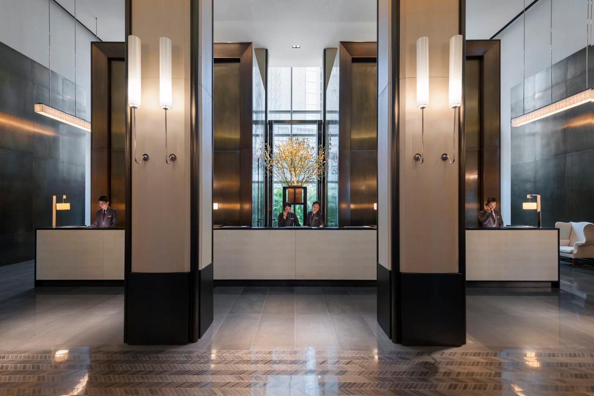 Hotel Mandarin Oriental Kanton Exterior foto
