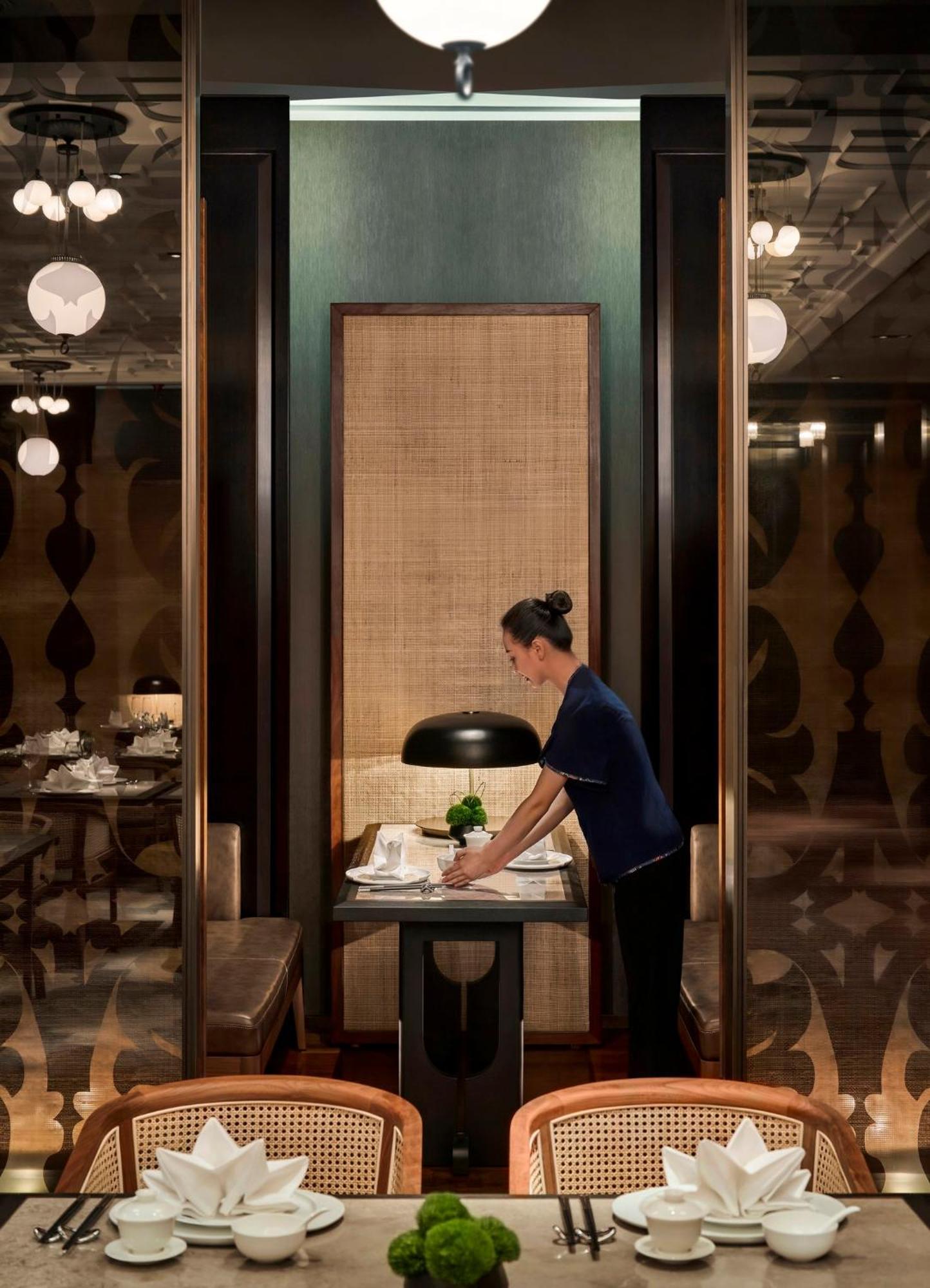Hotel Mandarin Oriental Kanton Exterior foto
