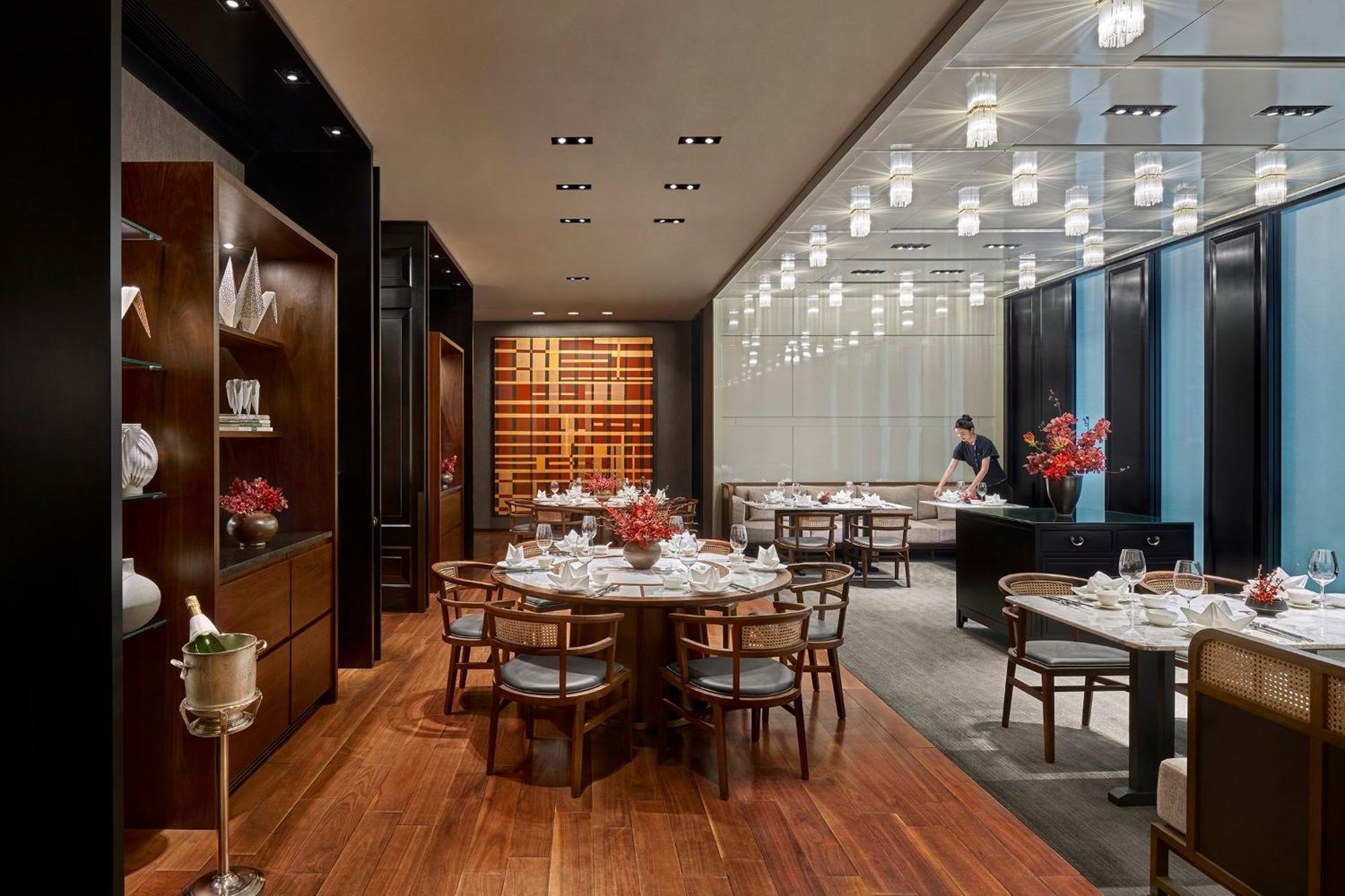Hotel Mandarin Oriental Kanton Exterior foto